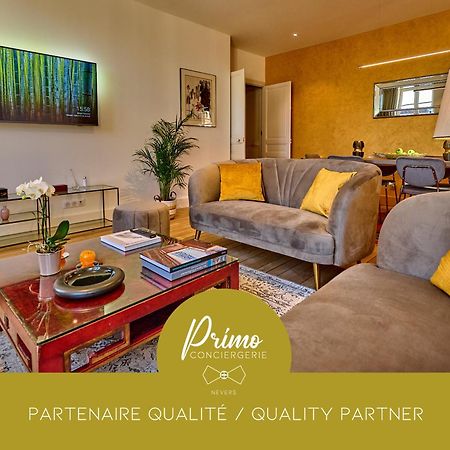 Appartement Montagnon - Les Suites Du Palais - Classe 4 Etoiles, Parking Prive, Vue Cathedrale, 3 Chambres, Primo C0Nciergerie Nevers Kültér fotó